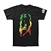Bob Marley - Mens Rasta Leaves T-Shirt In Black