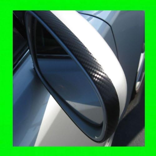 2006-2007 MERCEDES BENZ C280 CARBON FIBER MIRROR TRIM MOLDINGS 2PC 06 07 C 280 CARBON FIBER MIRROR TRIM MOLDINGS W203