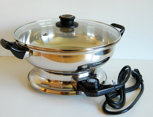 28cm Stainless Steel Electric Steamboat Pot