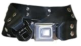 New! Black Seatbelt Belt With Real Recycled Seatbelt Buckle!