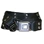 New! Black Seatbelt Belt With Real Recycled Seatbelt Buckle!