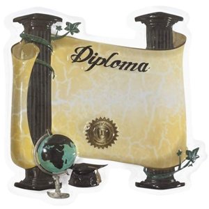 Graduation Diploma Cake Topper
