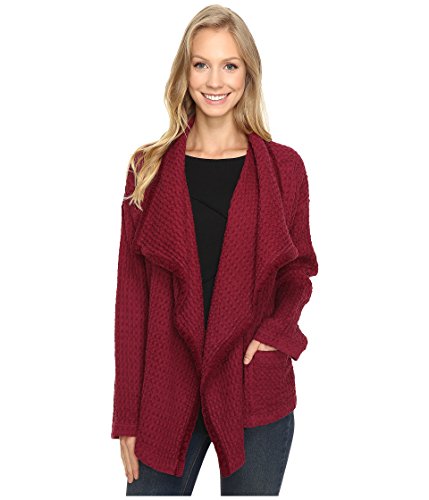 [モドオードック] Mod-o-doc レディース Signature Waffle Slouchy Big Collar Cardigan トップス [並行輸入品]