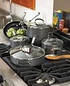 Simply Calphalon Nonstick Hard-Anodized 10-Piece Cookware Set