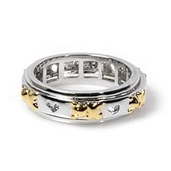 STERLING SILVER RING - Teddy Bear 7mm