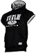 TITLE Terry Sleeveless Hoody, M, BK