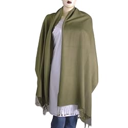 Silk Wool Pashminas Fashion Scarves Handcrafted in India 80 x 28 inches