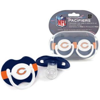 Chicago Bears Pacifiers - 2 Pack