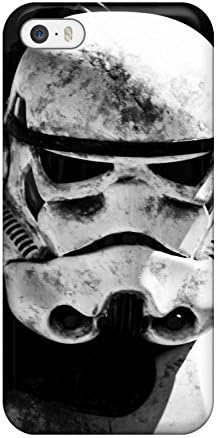 New Style Tpu 5/5s Protective Case Cover/ Iphone Case - Star Wars Stormtrooper Closeup Black And White Stormtroopers Helmets Portraits George Lucas Force Je People Movie