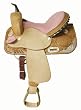 Ostrich Seat Barrel Saddle by Blue River Saddlery