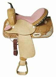 Ostrich Seat Barrel Saddle by Blue River Saddlery