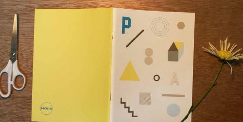 Dot Line Plane Planner - white yellow