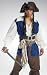 Mens Costume Officially Licensed Disneys Movie Pirates of the Caribbean Captain Jack ...