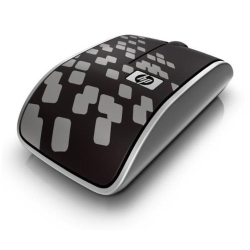 HP Wireless Optical Mouse - Optical - USB - 2 x Button - Black, Gray