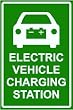 ELECTRIC VEHICLE CHARGING STATION sign