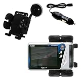 APEX Digital E2go Flexible Auto Windshield Holder with Car Charger - Uses Gomadic TipExchange