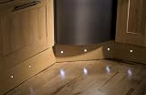 10 LED Stainless Steel Kitchen Plinth Decking Marker Lights