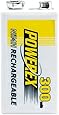 Powerex MHR84V Powerex 9V 300mAh 1-Pack Rechargeable Battery
