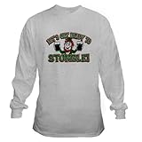 Artsmith, Inc. Long Sleeve T-shirt Let's Get Ready To Stumble Irish Leprechaun - Ash Grey, Large