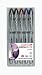 Uni-ball Vision Elite UB-200 Rollerballs, Pack of 5 Pens, Assorted Colours
