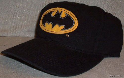  DC Comics BATMAN Symbol Logo Adult Sz Baseball Cap HAT