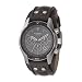 Fossil Herren-Armbanduhr Chronograph Leder schwarz Sport CH2586