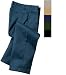 Boy's Flat Front Pant and Elastic Back, Black, 6 Regular