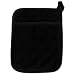 Kitchen & Housewares : Terry Pocket Mitt - Black