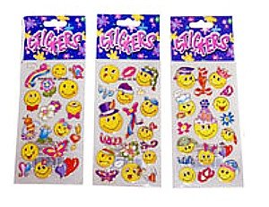 Smiley face stickers - great fillers for party bags