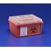 Kendall 31143699 Sharps-A-Gator General Purpose Large Volume Sharps Disposal Biohazard Waste Container, 1 Gallon Capacity, Red (Case of 32)