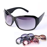 Ladies Oversized Fashion Plastic Frame Sunglass - 89 by