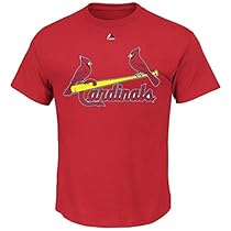 MLB Men's Big and Tall Team Wordmark II Cotton Crew Neck T-Shirt (6XL St Louis Cardinals)
