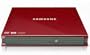 Samsung External Slim DVD-W USB Compatible with Mac and PC SE-S084C/RSRN (Red)
