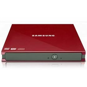 Samsung SE-S084C/RSRN (Red) USB 2.0 External DVD Burner