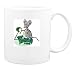 Mug with treadmill, workout, sport, rat, mouse, rodent, fitness