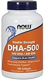 NOW Foods DHA-500, 180 Softgels