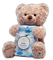 Baby Starters 2 Piece Blanket and Plush Bear Gift Set- Blue