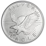 1 oz Sunshine Minting Silver Round .999 Fine in "Air-Tite" Capsule (Eagle Design)