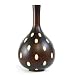 Handmade Lacquered Mango Wood Flower / Bud Vase With Etched Detail (Thailand)