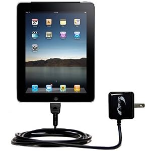 Rapid Wall Home AC Charger for the Apple iPad 3G Tablet Computer - uses Gomadic TipExchange Technology