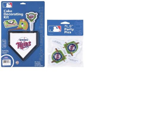 MLB Minnesota Twins Layon Cake/Cupcake Decorations