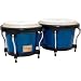 Tycoon Percussion 7 Inch & 8 1/2 Inch Artist Series Bongos - Blue Finish