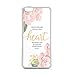 iPhone 7 Plus/iPhone 8 Plus Case Girls Women,Cute Flowers Floral Christian Quotes Bible Verses Inspirational Proverbs 3:5 Trust Lord With All Your Heart Soft Case Compatible for iPhone 8 Plus/7 Plus