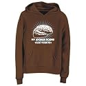 Hoodie Womens Brown " MY Afghan Hound IS MORE INTELLIGENT THAN YOUR PET ! " Dogs