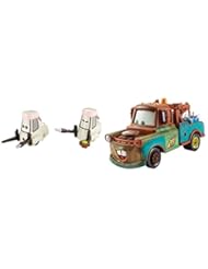 Toy: Disney/Pixar Cars, 2015 Tokyo Party Die-Cast Vehicles, Mater with Allinol Cans, Edamame Tsashimi, and Daisu Tsashimi #6,7,8/10, 1:55 Scale - Mattel