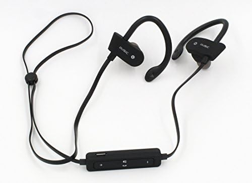 Bluetooth Headphones,Wireless Headphones,Noise Cancelling,Ergonomic Design,IPX4 Sweatproof, 7 Hours Playtime with Mic,for iPhone 7 Samsung Galaxy S7 and Android Phones,Black