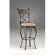 Hillsdale Pompei Swivel Bar Stool