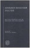 Review Routledge  / Consumer Behaviour Analysis (Critical Perspectives on Business and Management)