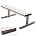 Aluminum 15ft Surface Mounted Bench without Backrest