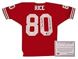 Jerry Rice Autographed Authentic Style San Francisco 49ers Red Jersey with "SB XXIII MVP" Inscription